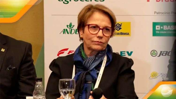 Ministra Tereza Cristina fala sobre os rumos do agronegócio brasileiro no mercado internacional