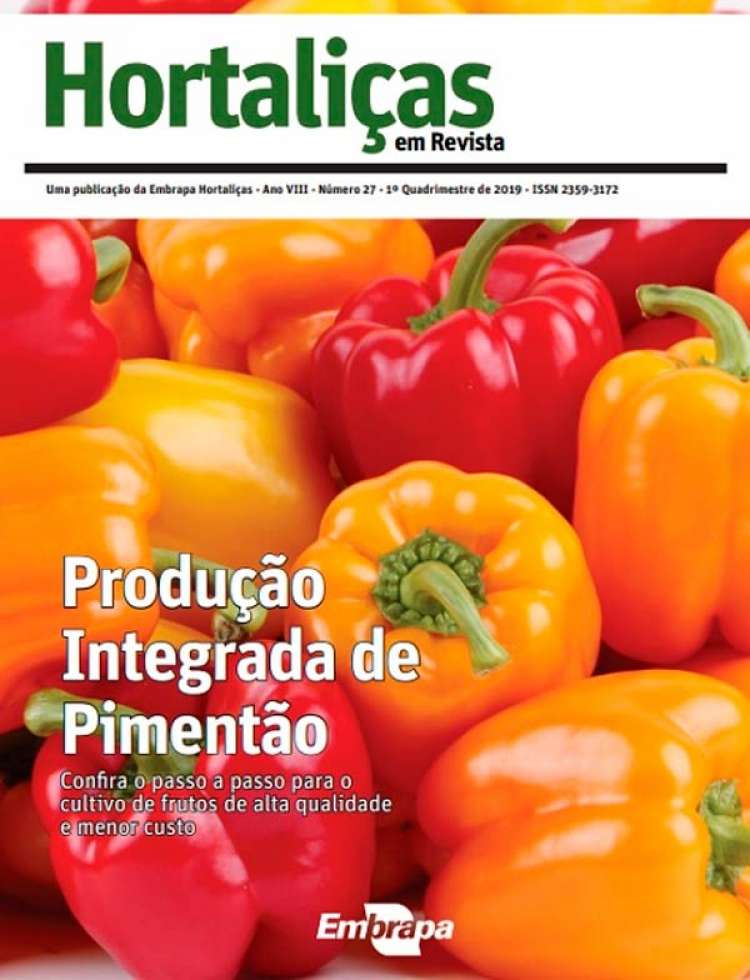 Hortaliças em Revista: nova edição aborda a produção integrada de pimentão