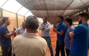 Começou!!! O projeto de Cultivo Intensivo de Tilápias em Ambiente Protegido ( Estufas ), tem início em Itápolis-SP.