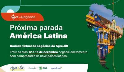 Iniciativa coordenada em parceria com a Apex-Brasil ocorre até 16 de dezembro